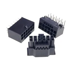 5 pcs Cross 1016179124GLF Minitek Pwr 3.0 CEM5 Hybrid Receptacle Housing (12 Power + 4 Signal) Pci Express PCIe 5.0 for RTX4090