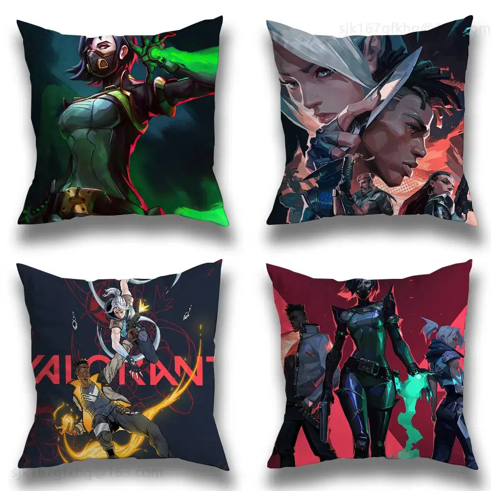 

Game Valorant pillow cover living room sofa cushion cover bedroom room bed pillow cover home decoration