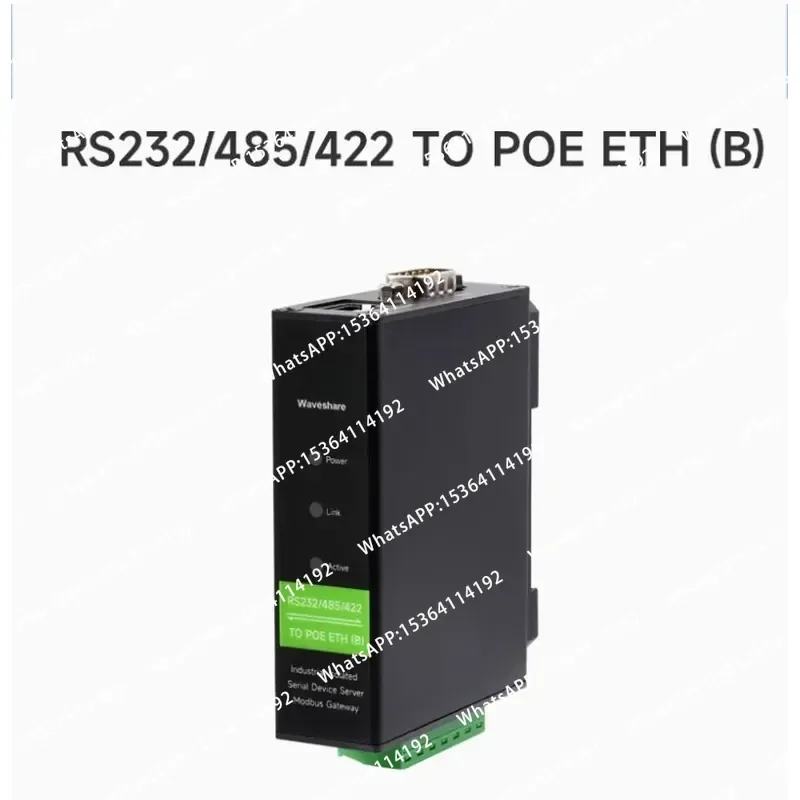 with POE optional Modbus MQTT JSON serial server RS485 RS232 RS422 to Ethernet TCP/IP to serial converter