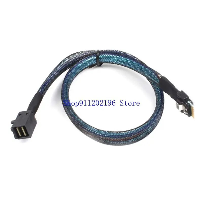 

P82A PCIE4.0 SlimlineSAS SFF8654 4i 38P to MiniSAS Cable for Servers and Storage