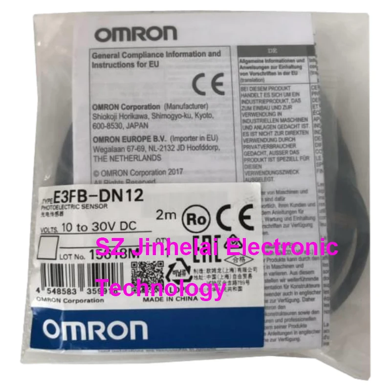 New and Original OMRON 10-30VDC 2M Photoelectric Sensors Switches E3FB-DP12 DN11 DN12 TN11 RN11