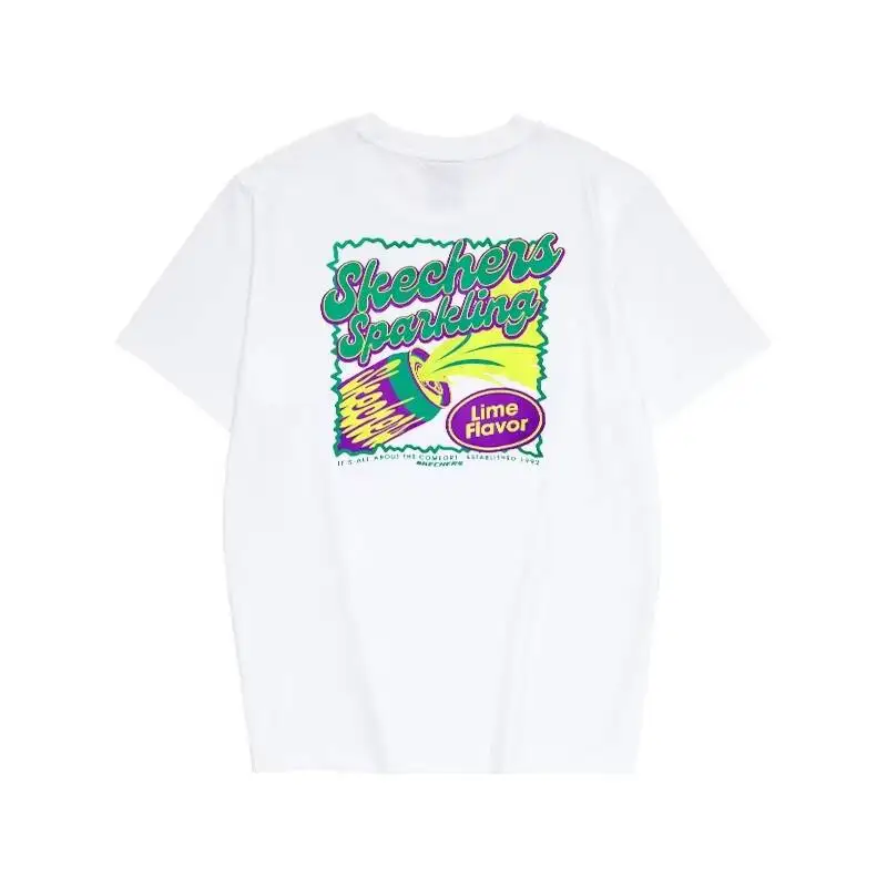 

Skechers Short Sleeve T Shirts FHL223U04400EW/FHL223U0440019 Casual Crew Neck Fleece Tees