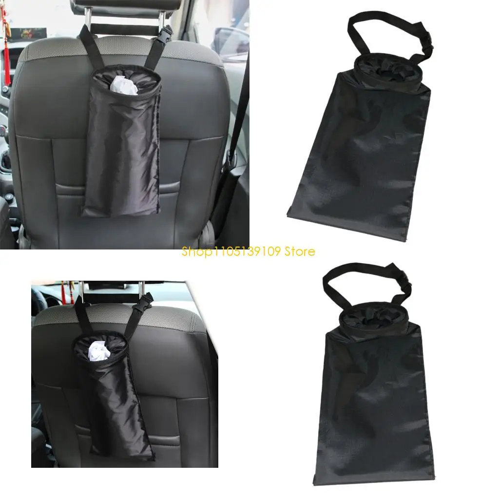 

Car Trash Organizers Container Attaches To Front Without Occupying Legroom