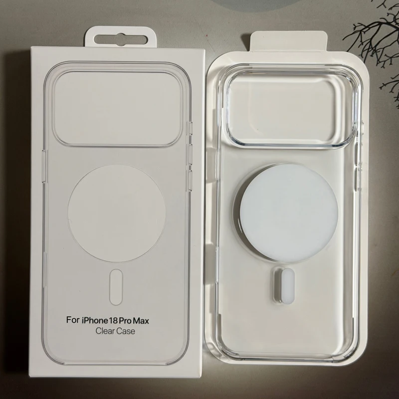 Transparent Original Magnetic Case For iPhone 18Pro 17Pro 18Pro Max Camera Control Button For MagSafe Anti Yellow Slim Cover