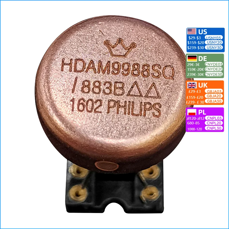 Nvarcher 1PCS HDAM9988SQ/883B HDAM Fully Discrete Dual Op Amp HDAM8888SQ V4i-D AMP9922AT