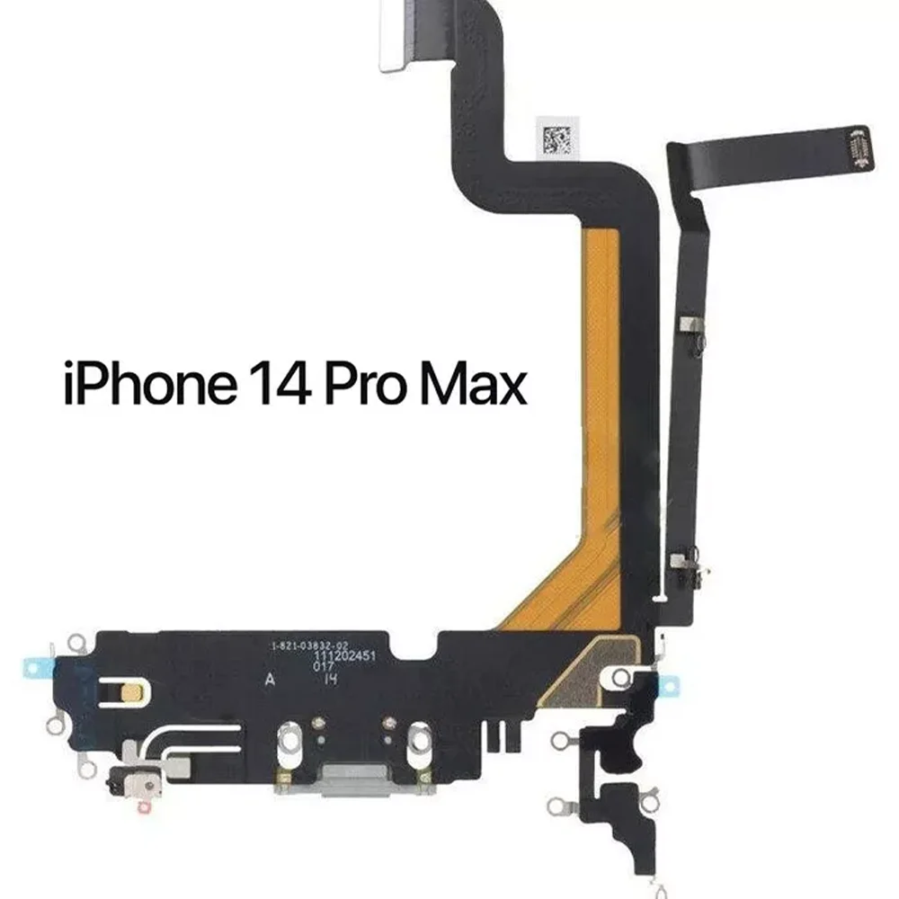 

Сменный гибкий кабель питания и громкости для iPhone 14 Pro Max, легкое включение/выключение, часть мобильного телефона с эффективным регулятором громкости