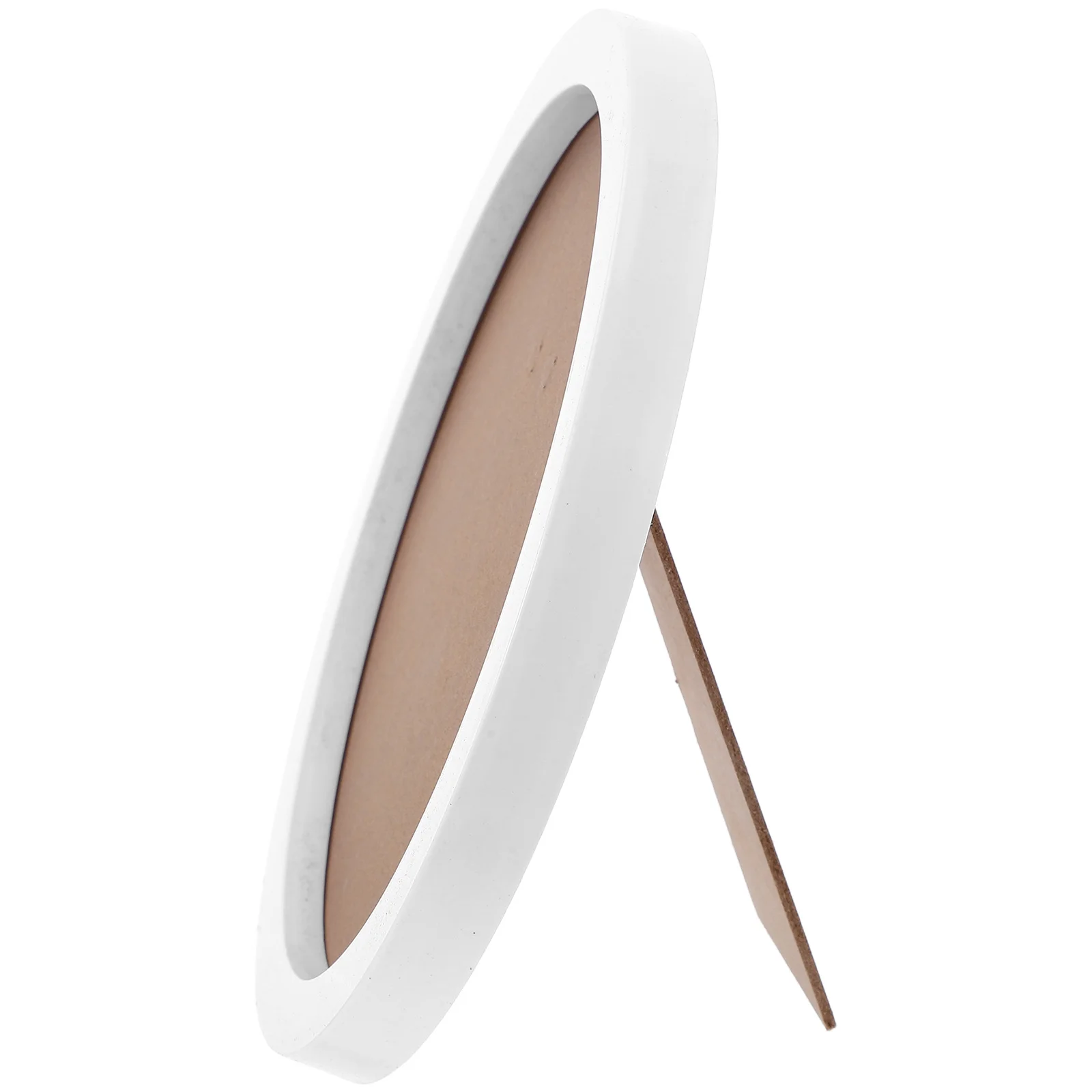 

8pcs 19.5Cm Round Picture Frame Plastic Desktop Display Holder For Photos Modern Rustic Decorative Design Snap- For Home