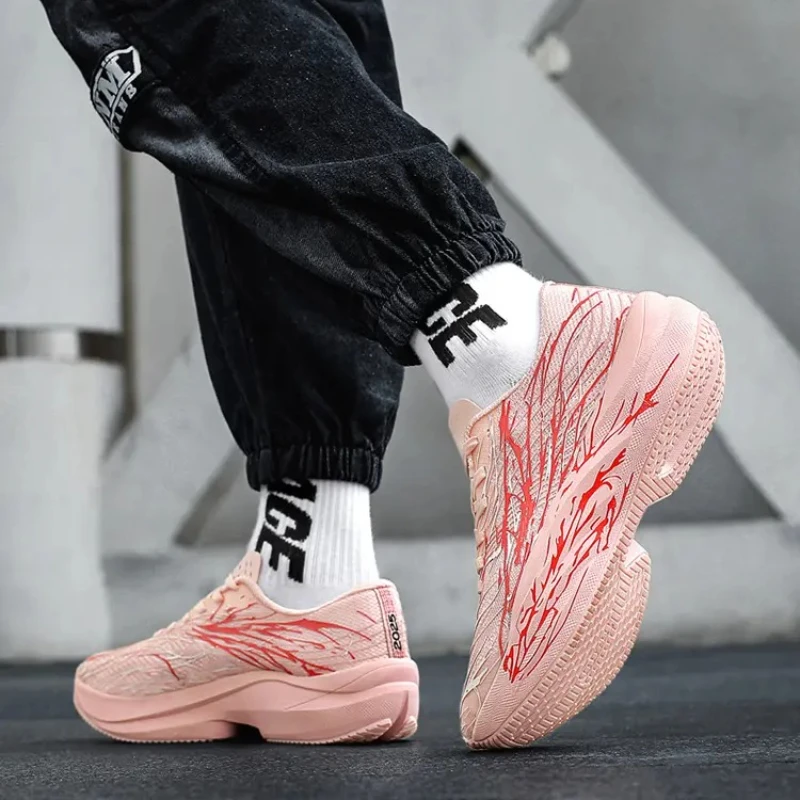 รองเท้าวิ่งผู้ชายการฝึกอบรมพิเศษมาราธอนกีฬาระบายอากาศได้น้ำหนักเบาผู้หญิงสบายรองเท้าผ้าใบพักผ่อนไม่ลื่นไถล