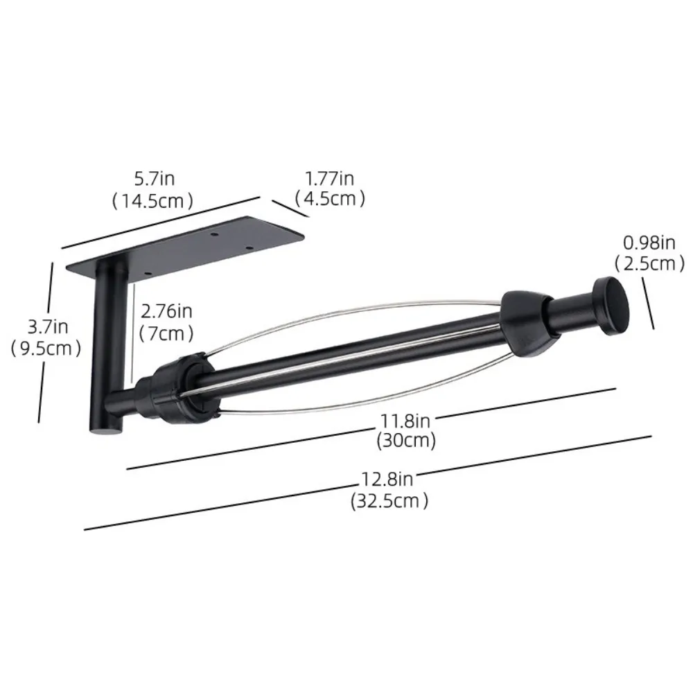 

Stainless Steel Paper Roll Holder Adhesive Mount Wall Mounted Toilet Paper Holder Punch-free No-Drill Paper Towel Holder