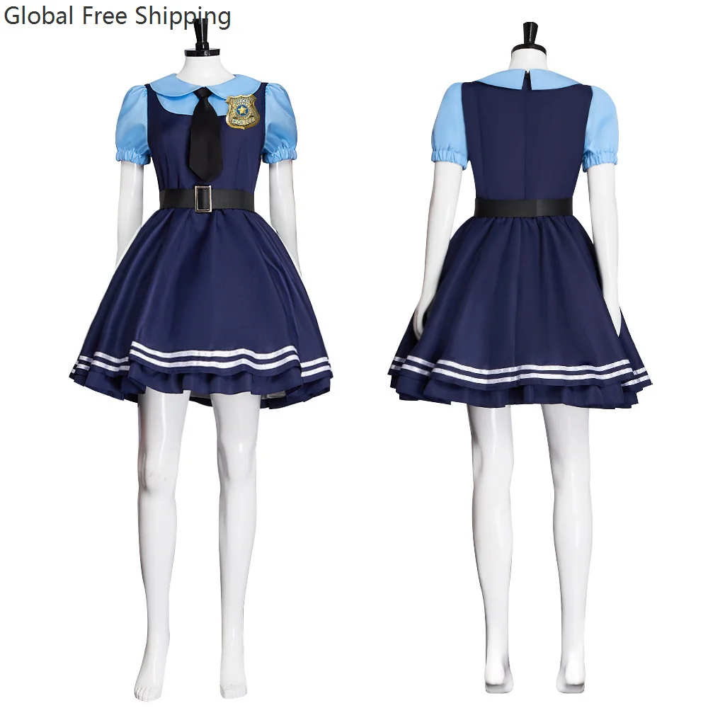 

Animal Rabbit Cosplay Policewoman Costume Halloween Carnival Party Cute Lady Anime Dress Cartoon Maid Bunny Girl Dress Uniform