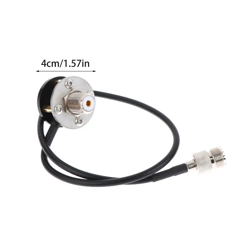 Support de montage d'antenne pour trépied fileté de 1/4 pouces, Base d'antenne Portable pour tuyau M, pièces d'analyse de mesure UV + ondes courtes