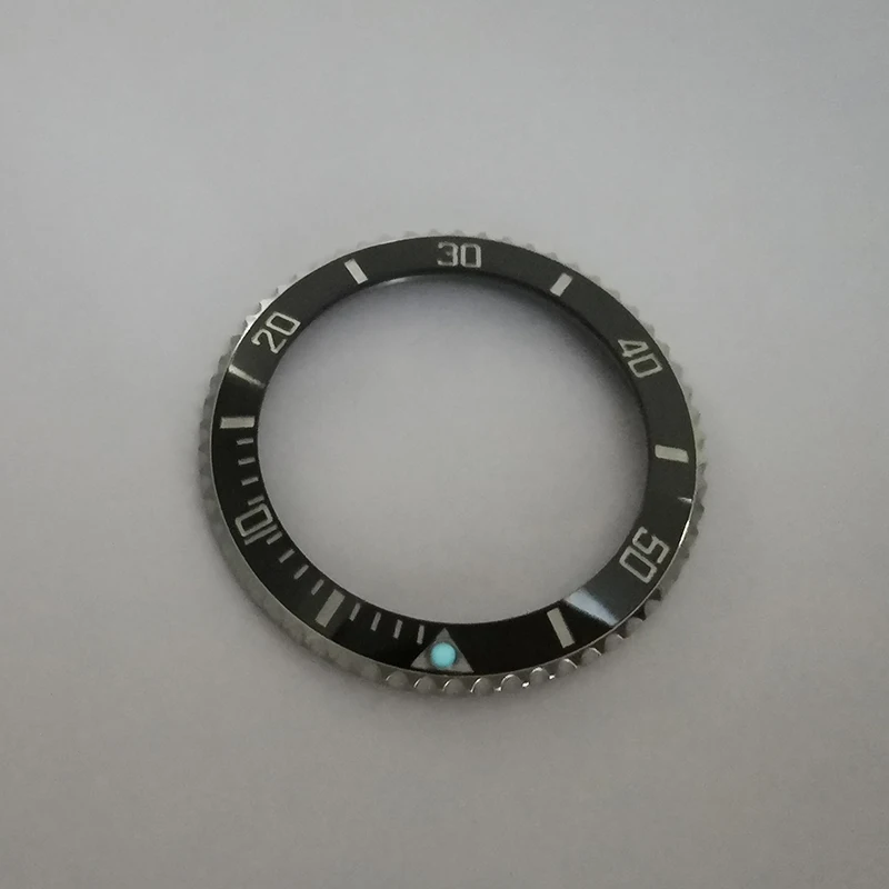 Black Ceramic Watch Bezels With Stainless Steel Ring For Submariner 116610LN Watch Parts On Top Quality