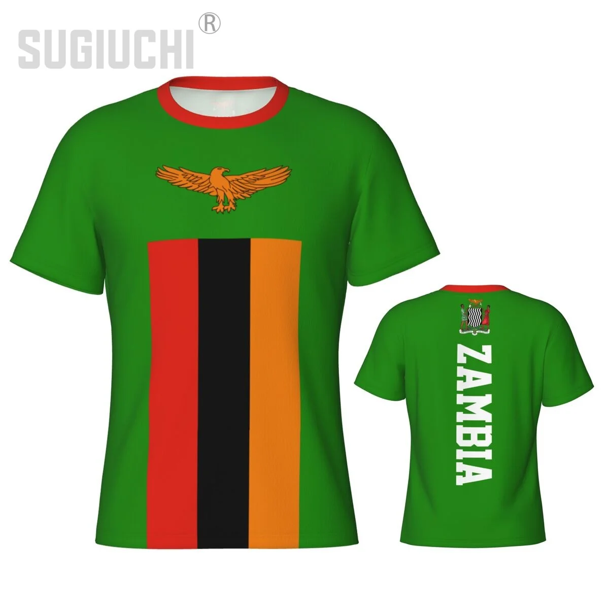 

Sports T-shirt Zambia Flag 3D For Men Women Tees jersey Clothes Soccer Football Fans Gift Patriotic T shirt