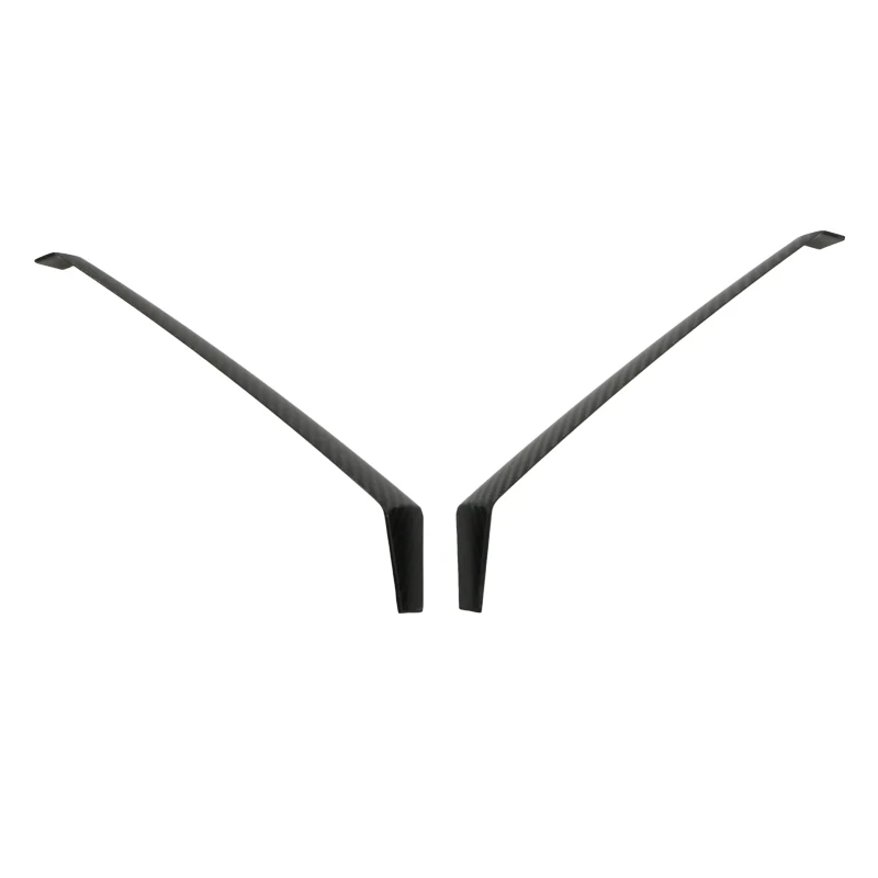 1 paire pour modèle d'avion RC de compétition F3A, train d'atterrissage fendu en Fiber de carbone, train d'atterrissage léger de qualité 20/30/50/90/120/160