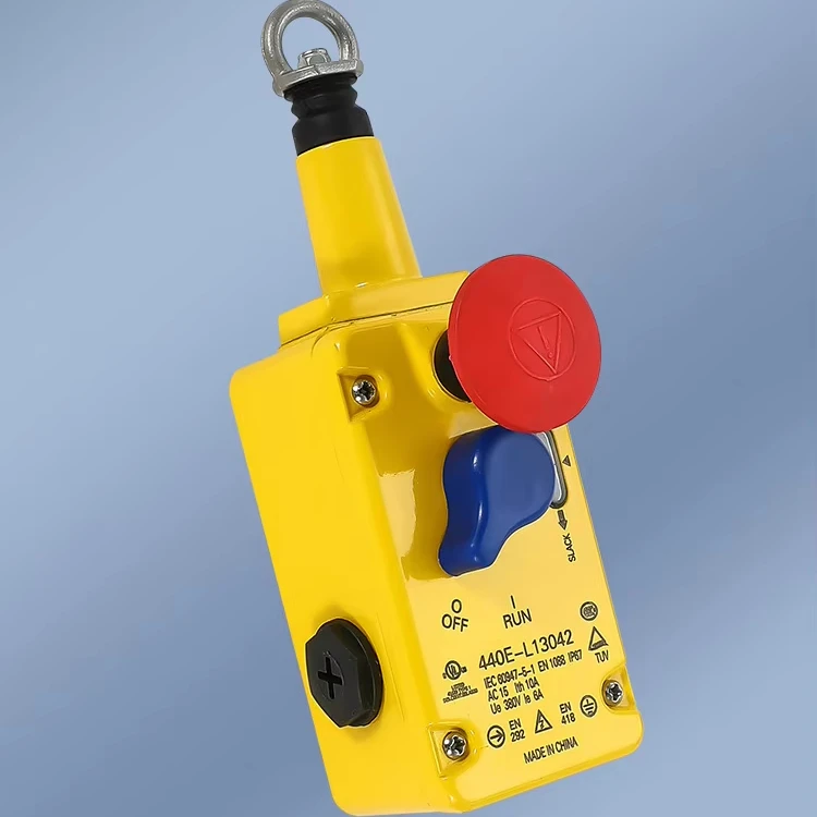 440E-L13042 نموذج سلامة مفتاح سحب إيقاف الطوارئ IP66 6A ماكس. التيار لتطبيقات مختلفة