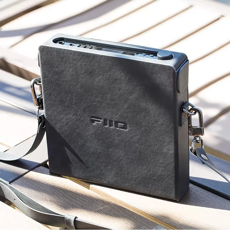 FiiO Nest DM15 PU Leather Case Anti-slip Wear-resistant Personalize Style CD Player Protector Case FiiO SK-DM15 Protective Cover