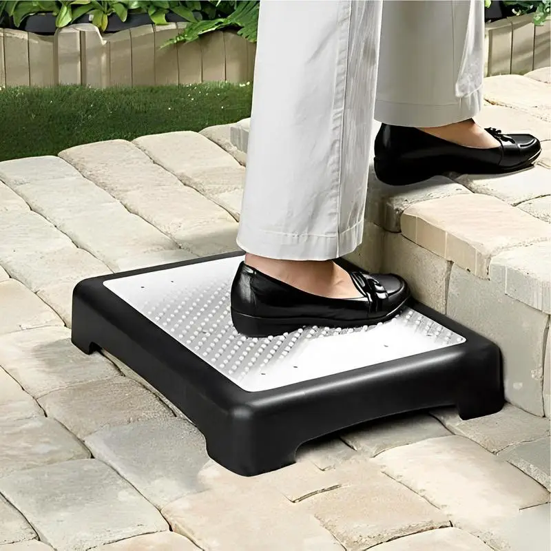 Portable Step Stool Anti Slip Mobility Step Stool Half Step Platform Step Riser for Elderly Disabled Shower Cars Safe Stairs