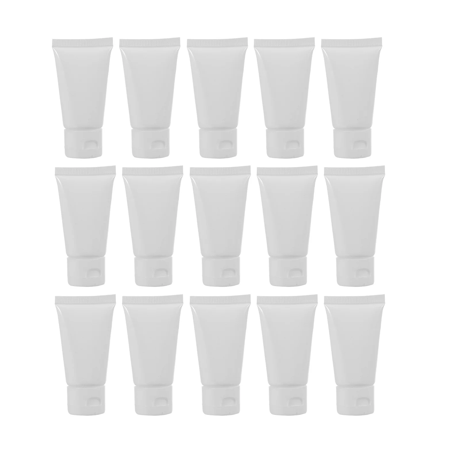 20 pezzi tubi da spremere bottiglie da viaggio riutilizzabili portatili per lozione trucco cura della pelle shampoo set di dispenser a prova di perdite