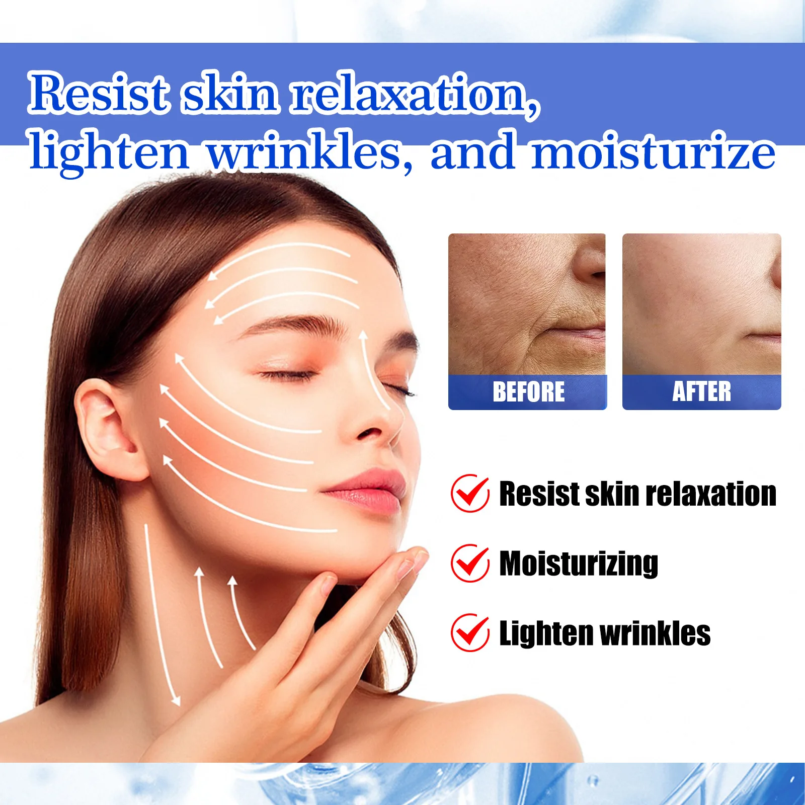 Instant Wrinkle Remover Face Cream Lifting Firming Anti-Aging Fade Fine Lines Tighten Smooth Skin Moisturizing Nourishing Cream