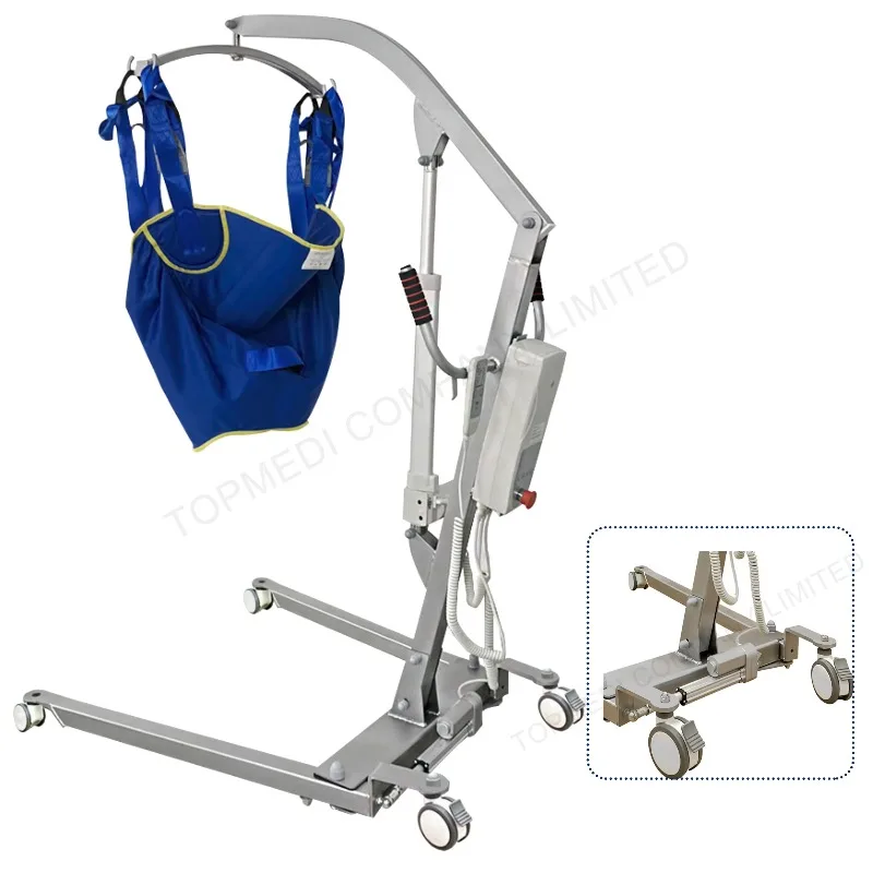 Bariatric Patient Lift Hoist 150kg Bearing Compact Mobile Electric Patient Hoist