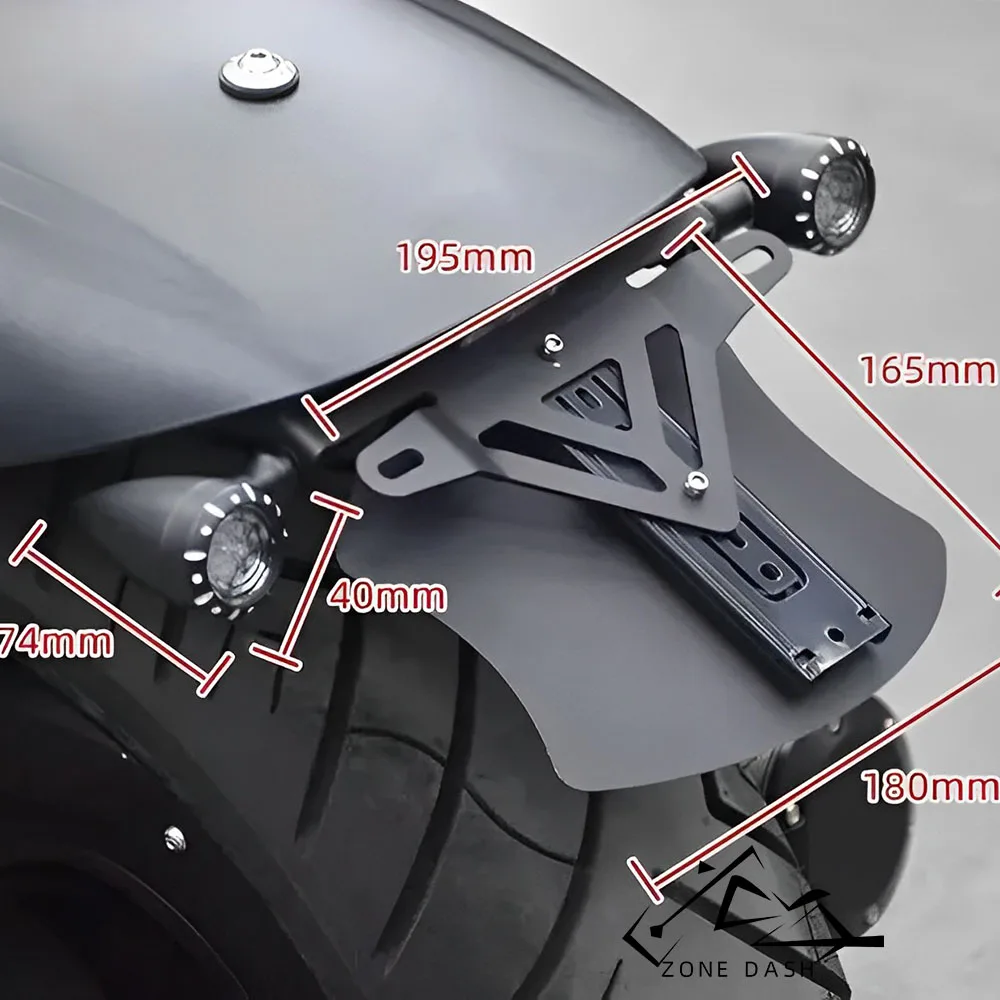 Eliminator se 400 450 500 2023-2024 Conversion short tail rear licence plate bracket Rear tail bracket Turn signal accessories