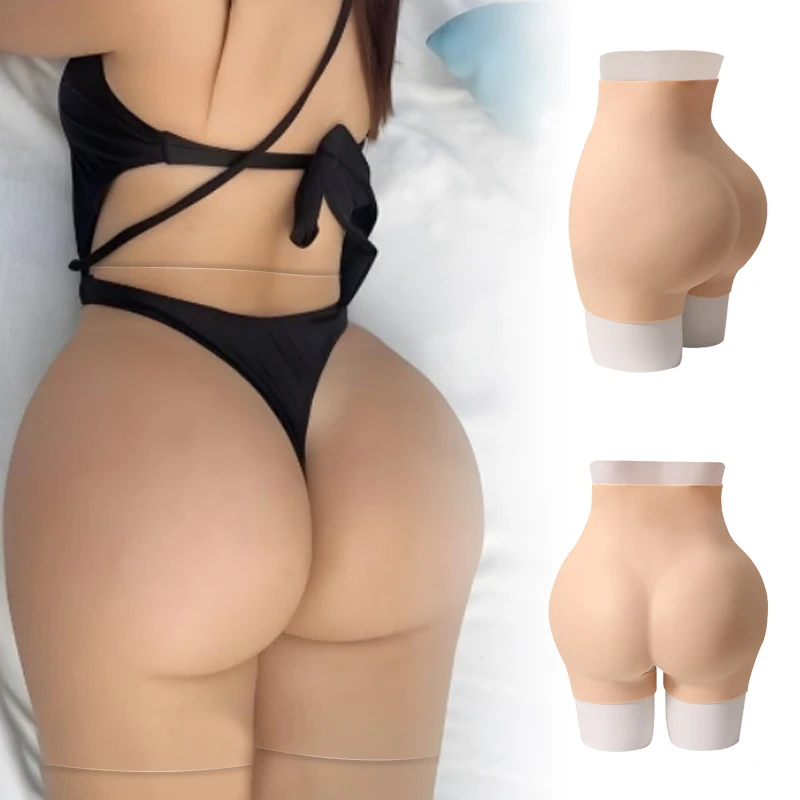 Female Silicone Shapewear Big Fake Butt Hips Enhancement Realistic Ass Sexy Lift Bum Pants for Woman Realistic Leggings