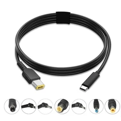 Usb Type C Pd Oplaadkabel Snoer Usb C Naar Dc Universele Laptop Adapter 5.5 × 2.5 7.9 × 5.5 4.0 × 1.7 4.0 × 1.35 4.5 × 3.0 Voor Lenovo Asus