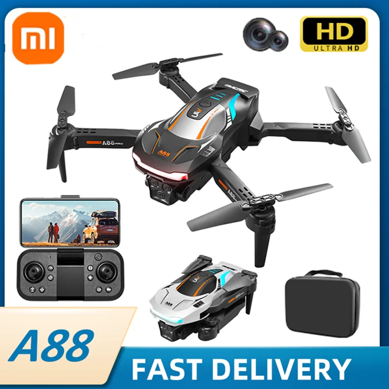 Xiaomi-Dron profesional A88 de 10000M, 8K, GPS, cámara Dual, 5G, evitación de obstáculos, posicionamiento de flujo óptico, sin escobillas,