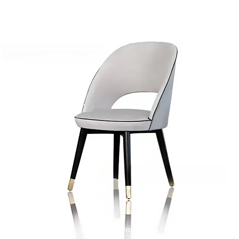 

Simple Modern Fabric Dining Chair Furniture Restaurant Creative Fashion Leisure Single Chair Sales Department Negotiation Chair