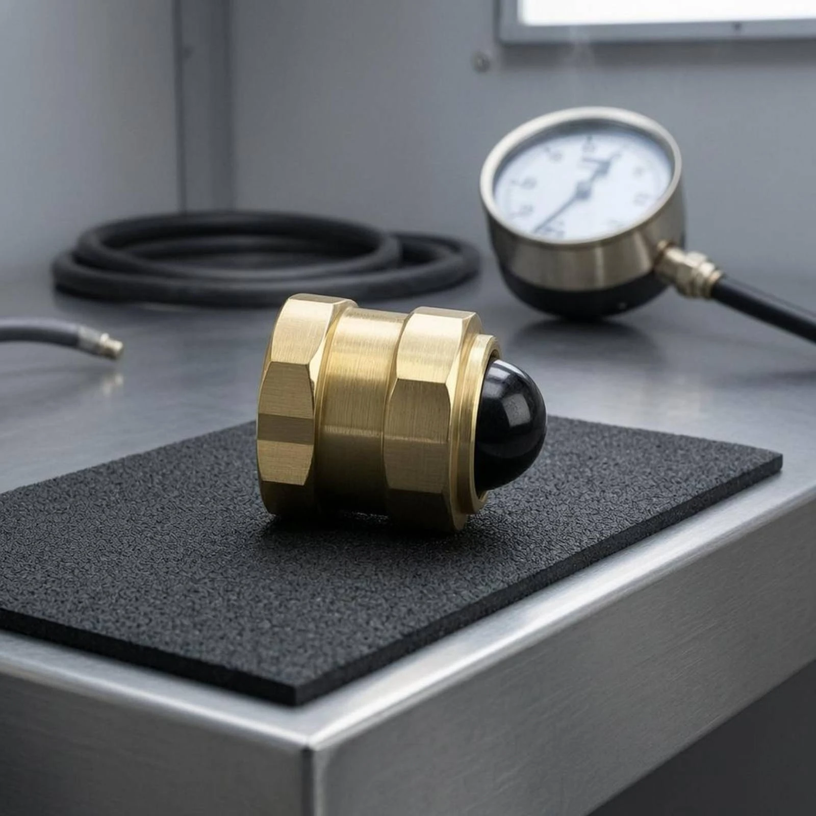 Pressure-Regulating Valve Head Machined Threaded Valve Head