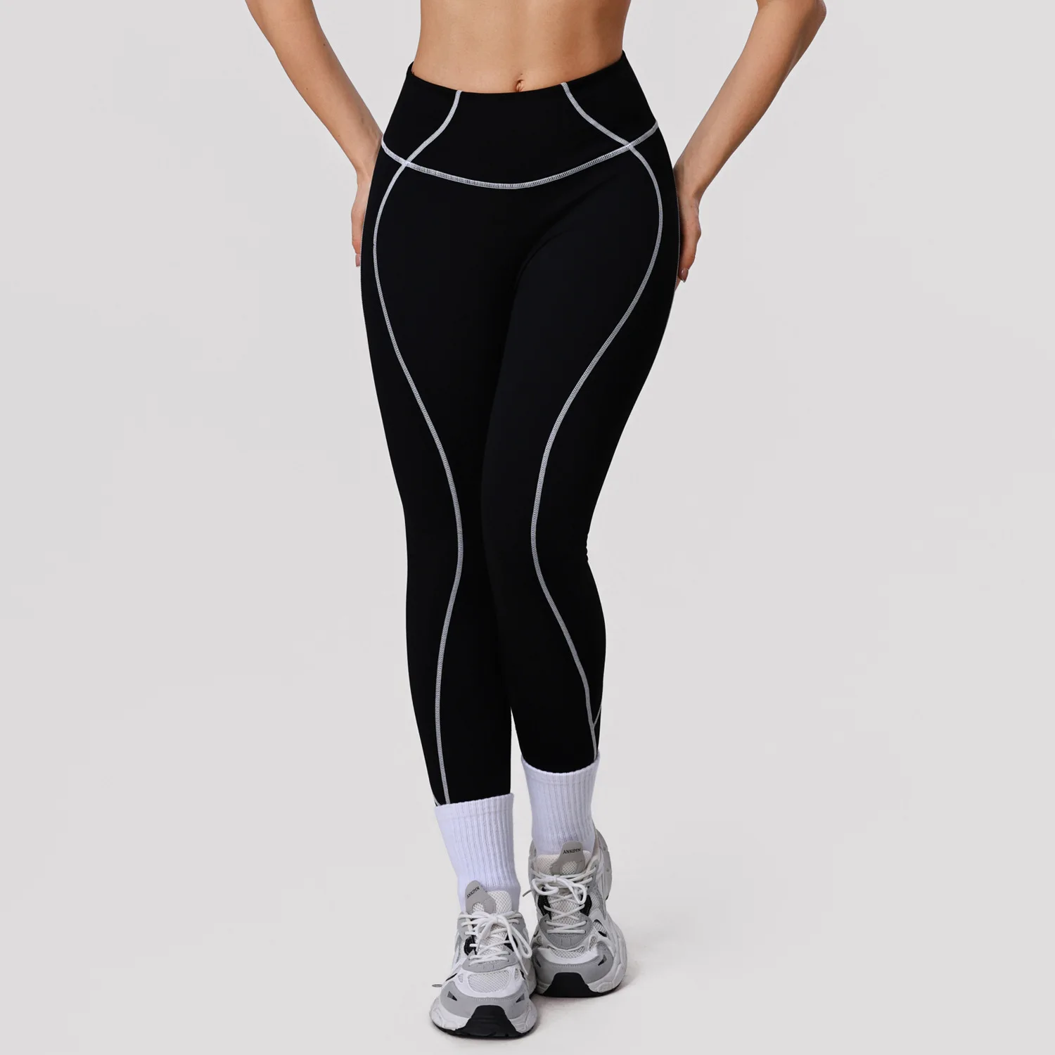 High Waist Yoga Leggings Women Super Soft Stretchy Workout Tights Sexy Close Fit Running Pants Female Breathable Sportswear