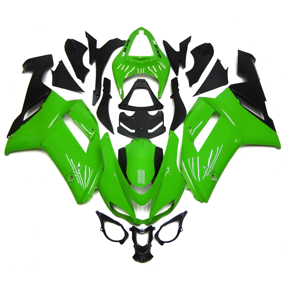 Motorcycle Fairing Kit Fit Bodywork Set High Quality plastic Abs Injection Molding For ZX-6R ZX6R 636 ZX600R 2007 2008