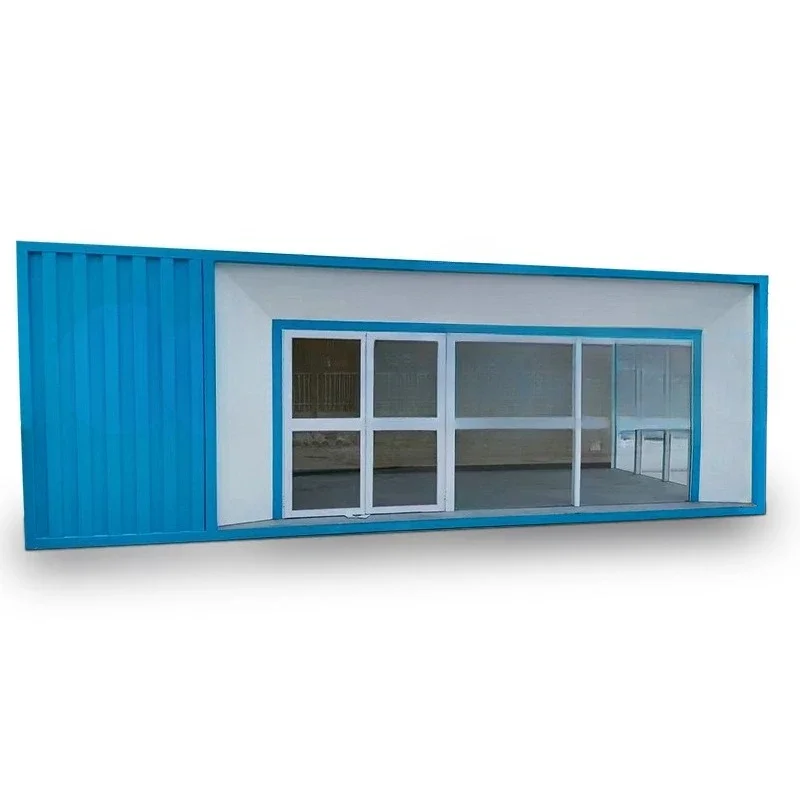 Outdoor container office housing, temporary emergency container lounge guard box