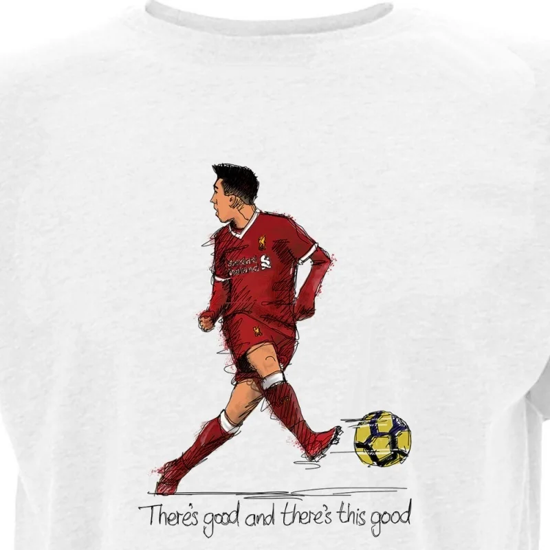 

Robert Firmino Liverpool FC Color,, Liverpool FC,Robert Firmino Liverpool FC Color_00000766- футболка с рисунком вручную