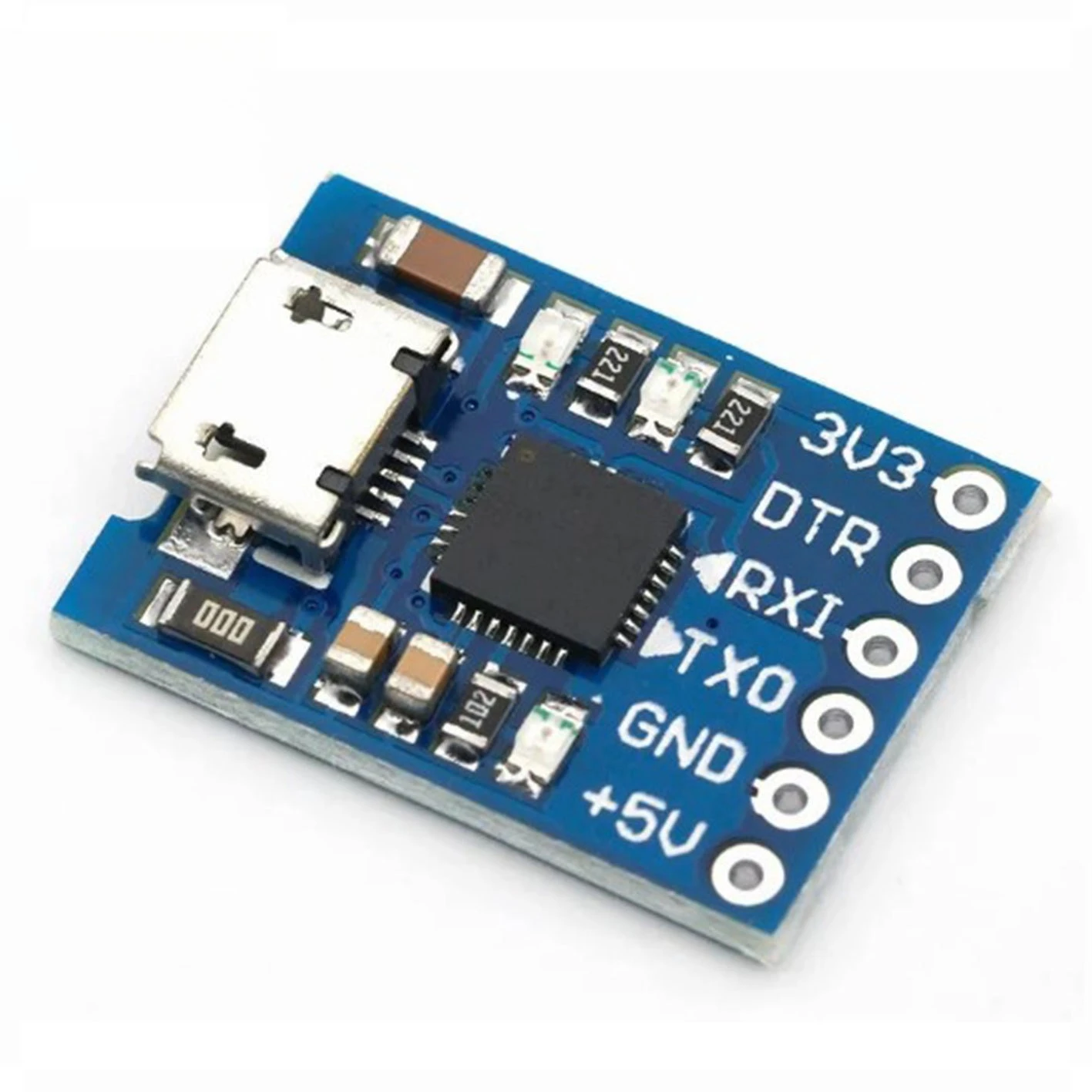 Plug-and-Play MCU2012 CP2102 USB to TTL Communication Mini Programmer Downloader