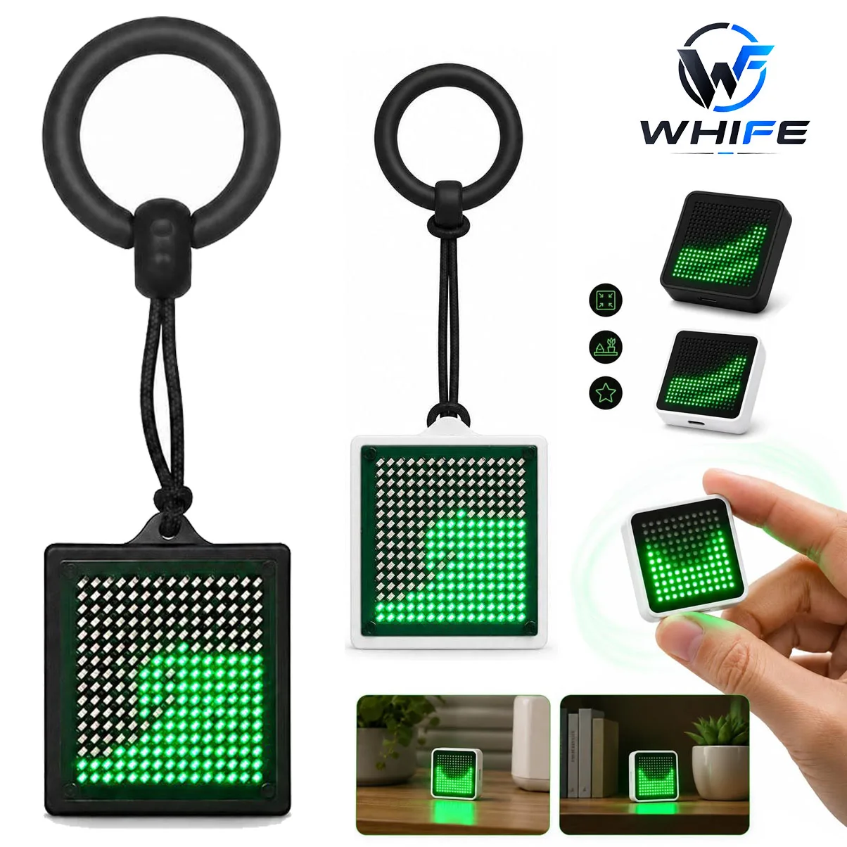Fluid Simulation LED Lamp Water Flow Display Shaking Desktop Luminous Ornament Mini Desk Light Toy Shake Activated Ambient Light