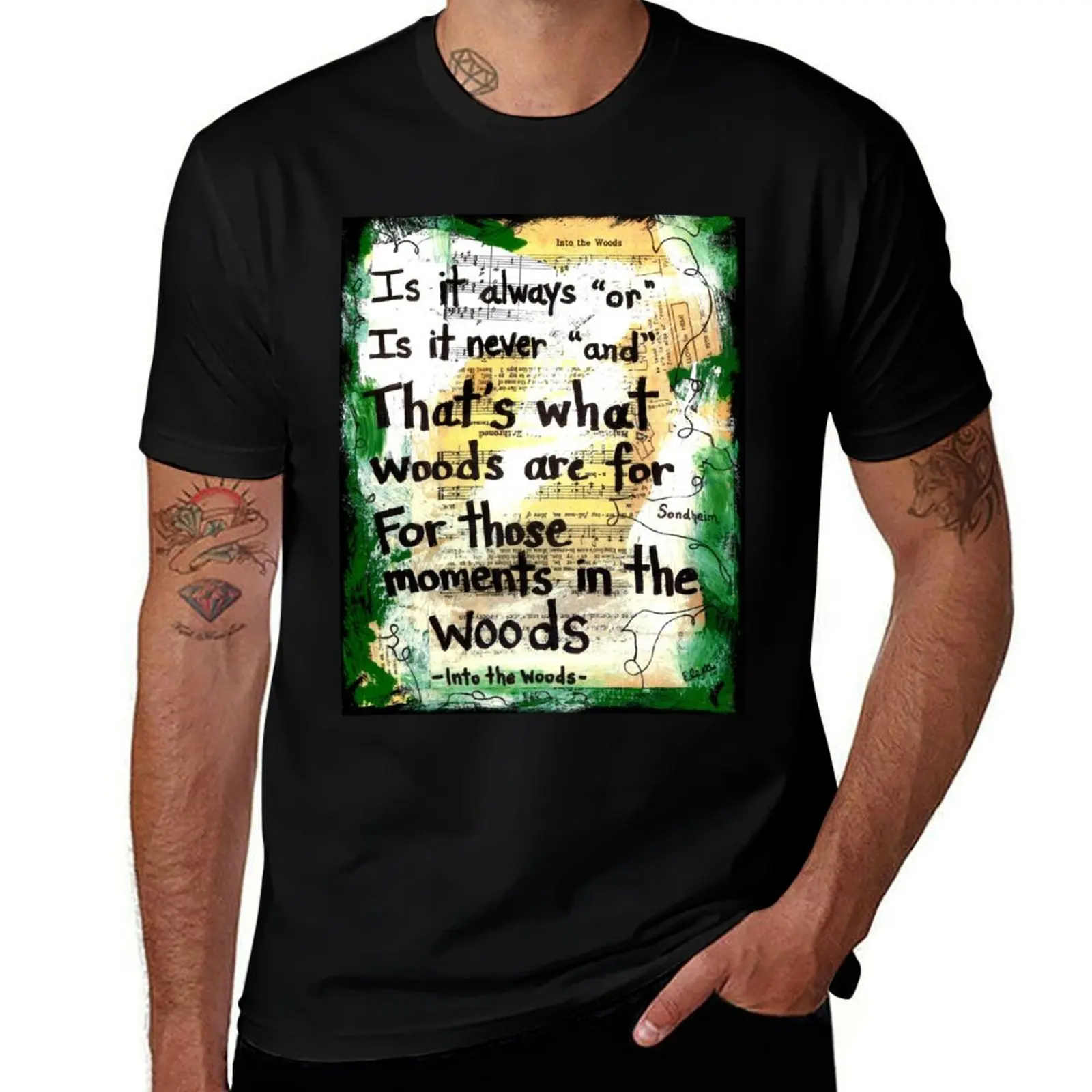 

for cotton t the tshirt graphic man musical theatre shirts woods Into 100% tees moment broadway T-Shirt T-Shirt