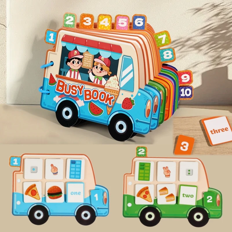 Wiederverwendbare digitale Lernkarten, Lernspielzeug für das Lernen zu Hause, Früherziehung und Eltern-Kind-Interaktion, geeignet als Geschenke für Kindertag, Weihnachten und Geburtstage