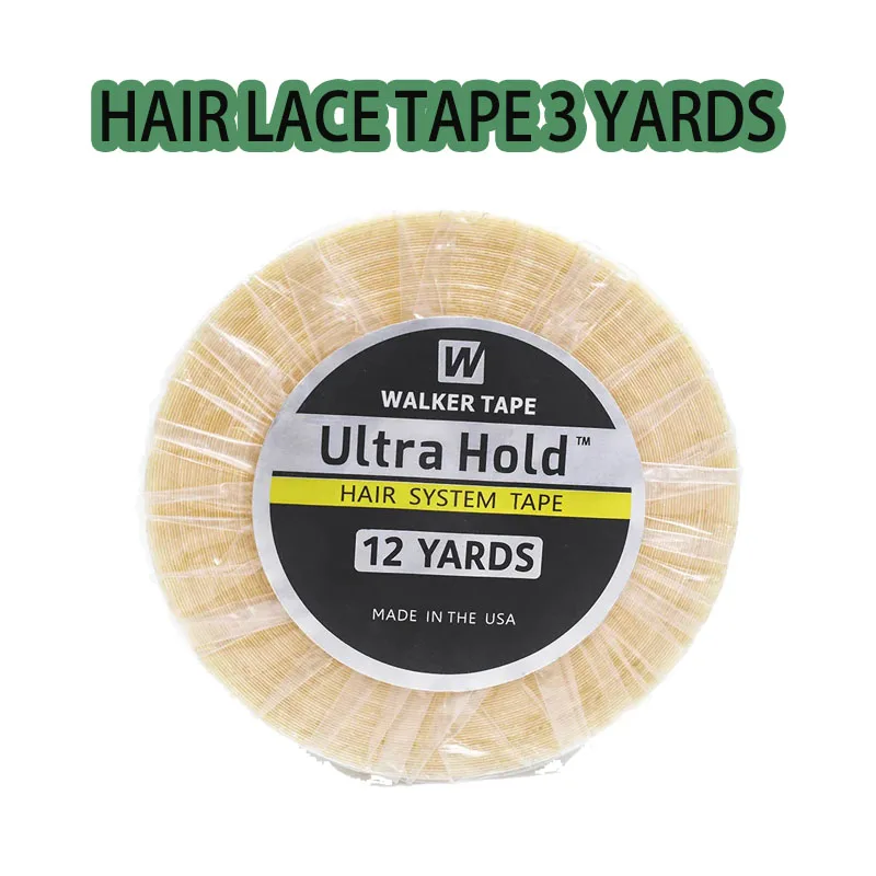 12Yards Pruik Plakband Super Hold Dubbelzijdig Waterdichte Lace Front Pruik Tape Haarverlenging Plakband Voor Haarstukje