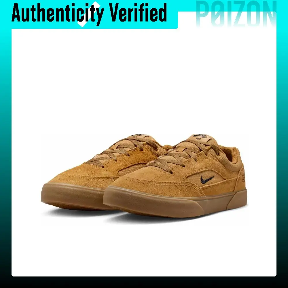 Nike SB MALOR, Zapatos de Skateboard de Textil y Cuero para Hombre, Marrón HF3066-701