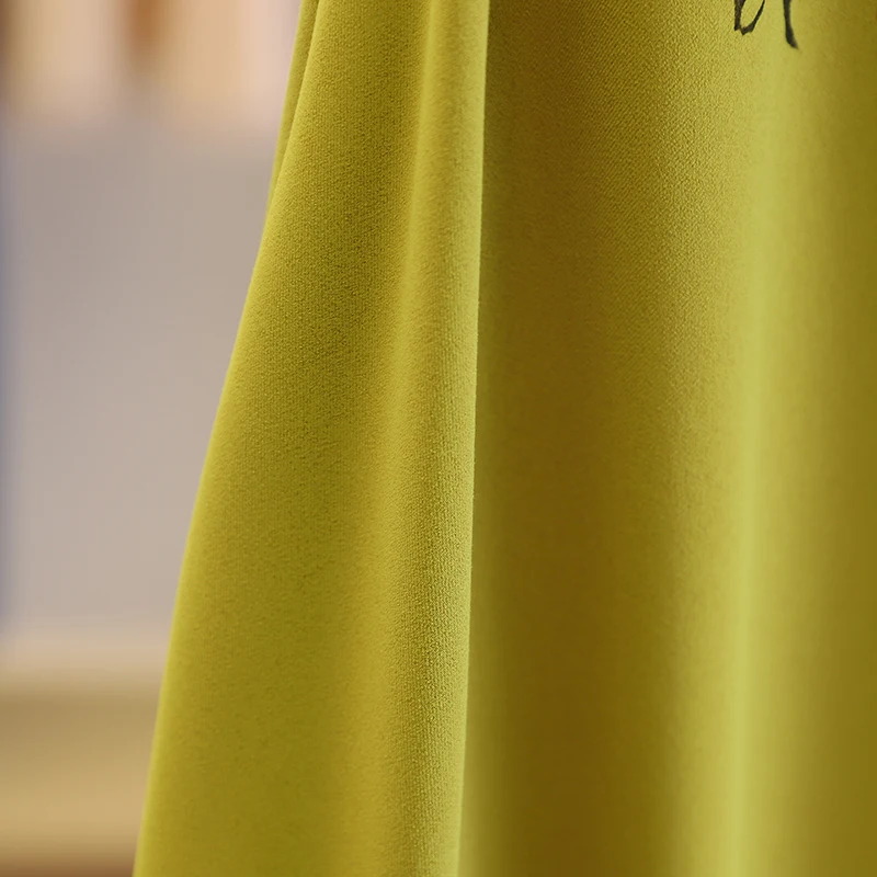 Faionable floral solto redondo ne nove sve camiseta feminina outono novo sle commute sle fibra de poliéster 00%