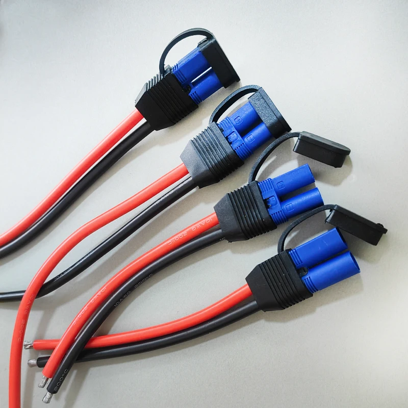 1PCS EC5 Connector Waterproof Cap Male/Female Plug With 15/30/50cm Extension Power Cord Car Model Airplane Emergency Start Cable