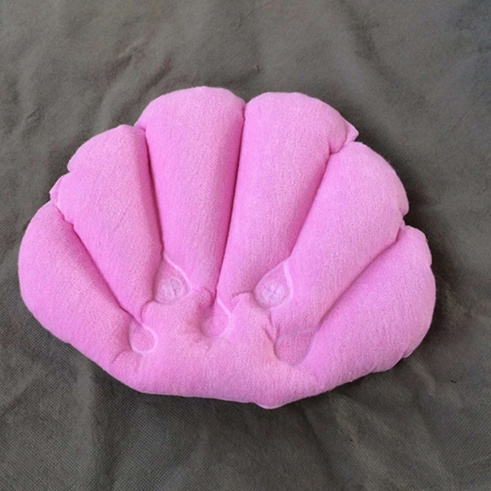 

3Pcs Adjustable Inflatable Bath Pillow with Non-Slip Suction Cups Soft Cloth Cover for Comfortable Soak Bathtub Neck