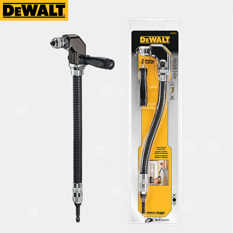 

DEWALT DWARAFS Right Angle Flex Shaft 12"/300mm Electric Drill Screwdriver Universal Flexible Extension Rod Hose Connect Shaft