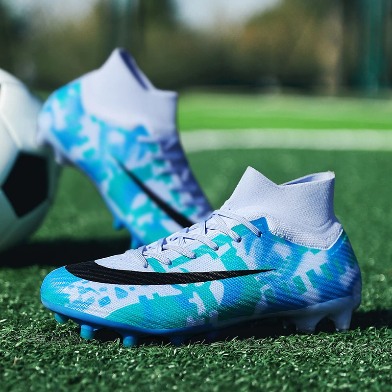 

Professional Soccer Shoes Men Anti-slip Outdoor Breathable Football Boots Grass Training Lightweight Comfortable Men Sports