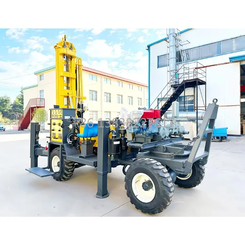 Automatic Depth Control System Multi-Function Water Well Drilling Rig for Water Mine