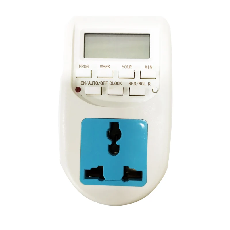 1PCS LCD Digital Programmable Timer Switch Electronic Timer Socket for Household Garden Devices EU/UK/US Home Use