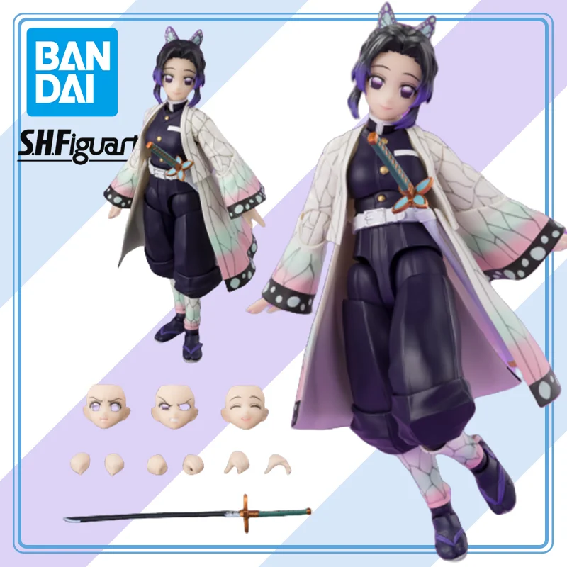 

【100%original】BANDAI Kimetsu No Yaiba - Kochou Shinobu - S.H.Figuarts Collection Series Model Cartoon Character Gifts Toys Model