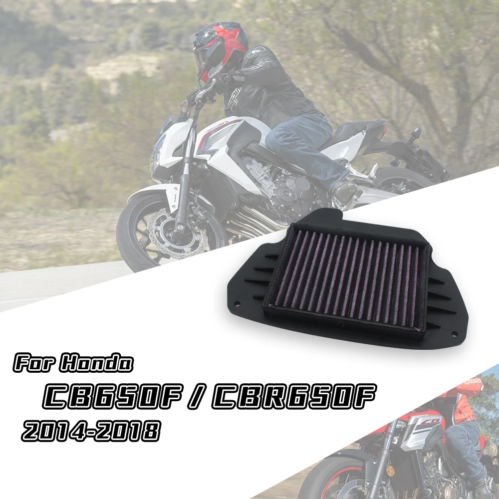 

Washable High Flow Motorcycle Air Filter For Honda CBR650F CBR650FA CB650F CB650FA 2014 2015 2016 2017 2018