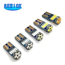 500pcs T10 15SMD 4014 Chips Led W5W 194 Car styling Side Wedge Map door reading Tail Light Lamp Bulb White DC 12V